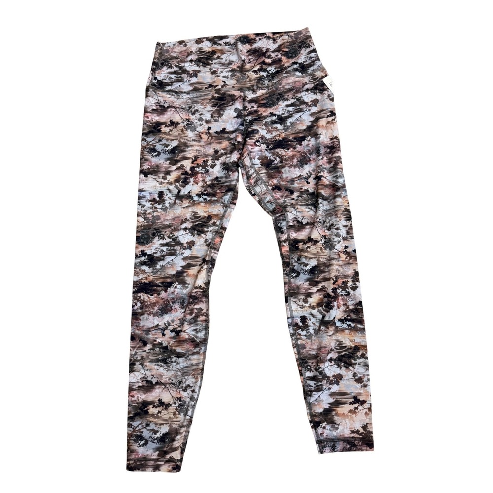 Lululemon‎ Align High-Rise Pant 28 Foliage Overlay Multi Nulu Leggings 12 NEW - Picture 4 of 4